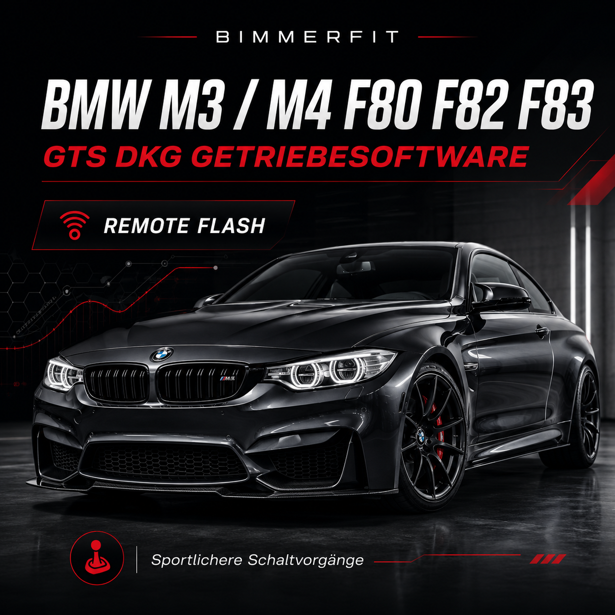 BMW M3 / M4 F80 F82 F83 – GTS DKG Getriebesoftware Flash