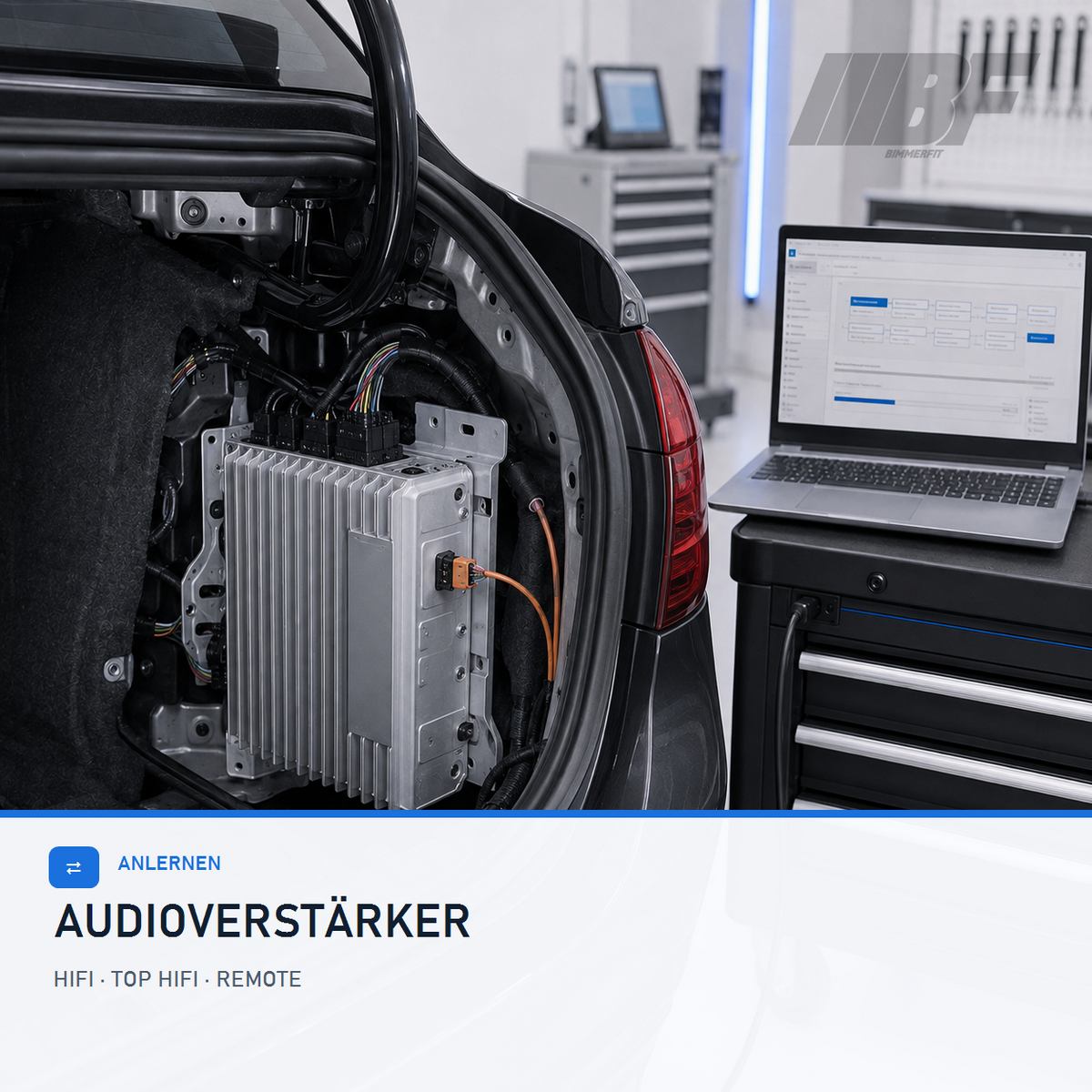 Eingebauten BMW oder MINI Audioverstärker nach Austausch per Diagnose codieren