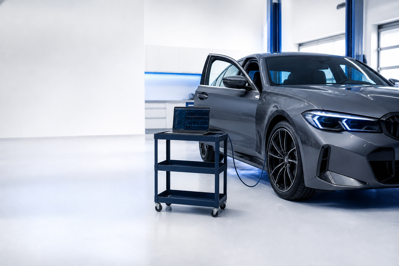 BMW Remote Coding mit Windows-Laptop und Diagnoseverbindung