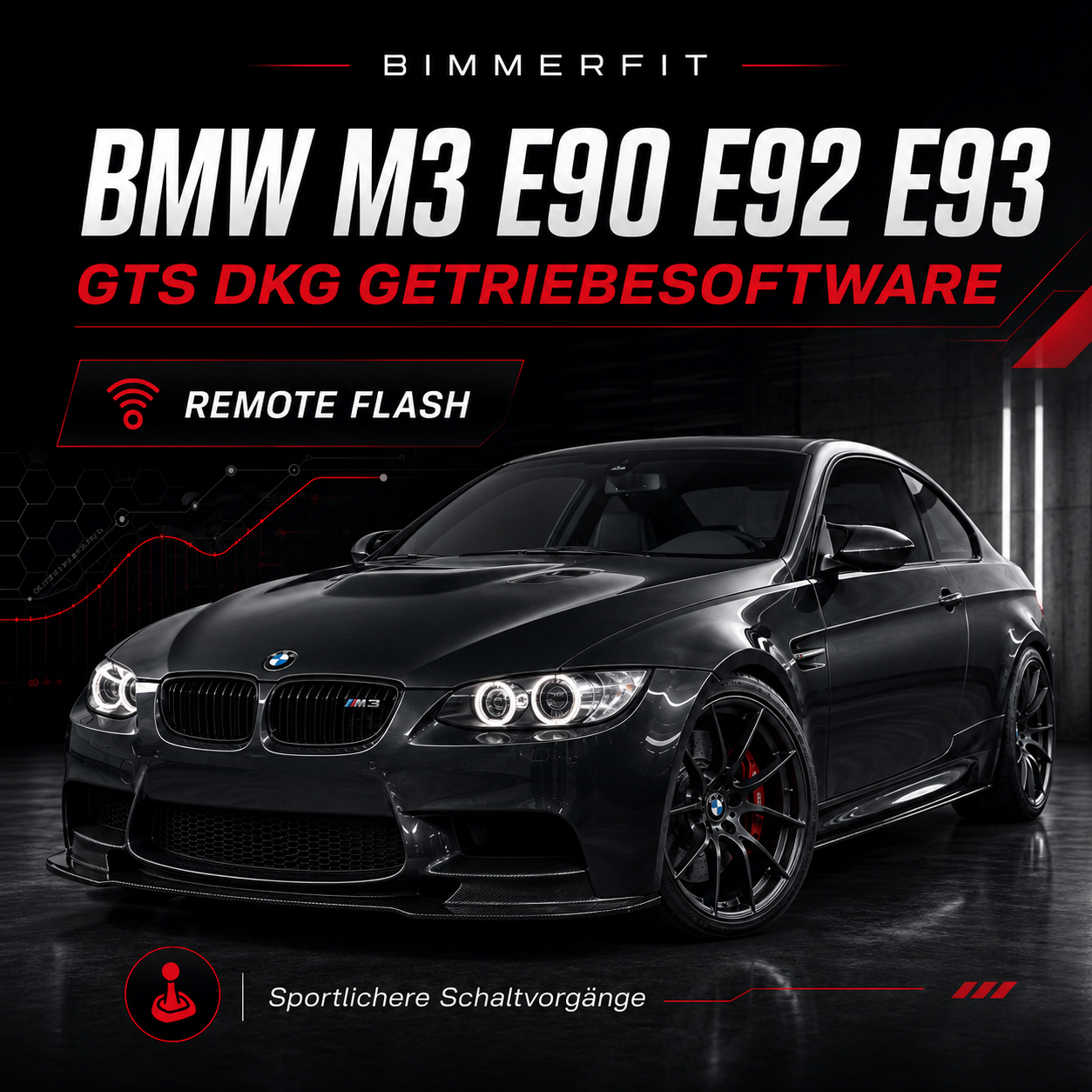 BMW M3 E90 E92 E93 – GTS DKG Getriebesoftware Flash
