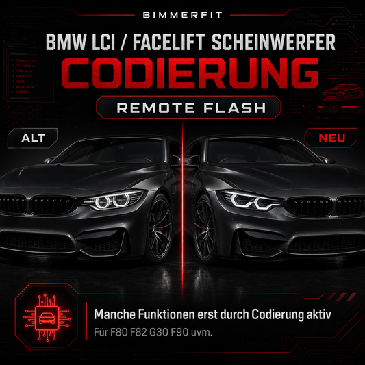 BMW LCI / Facelift Scheinwerfer Codierung Remote