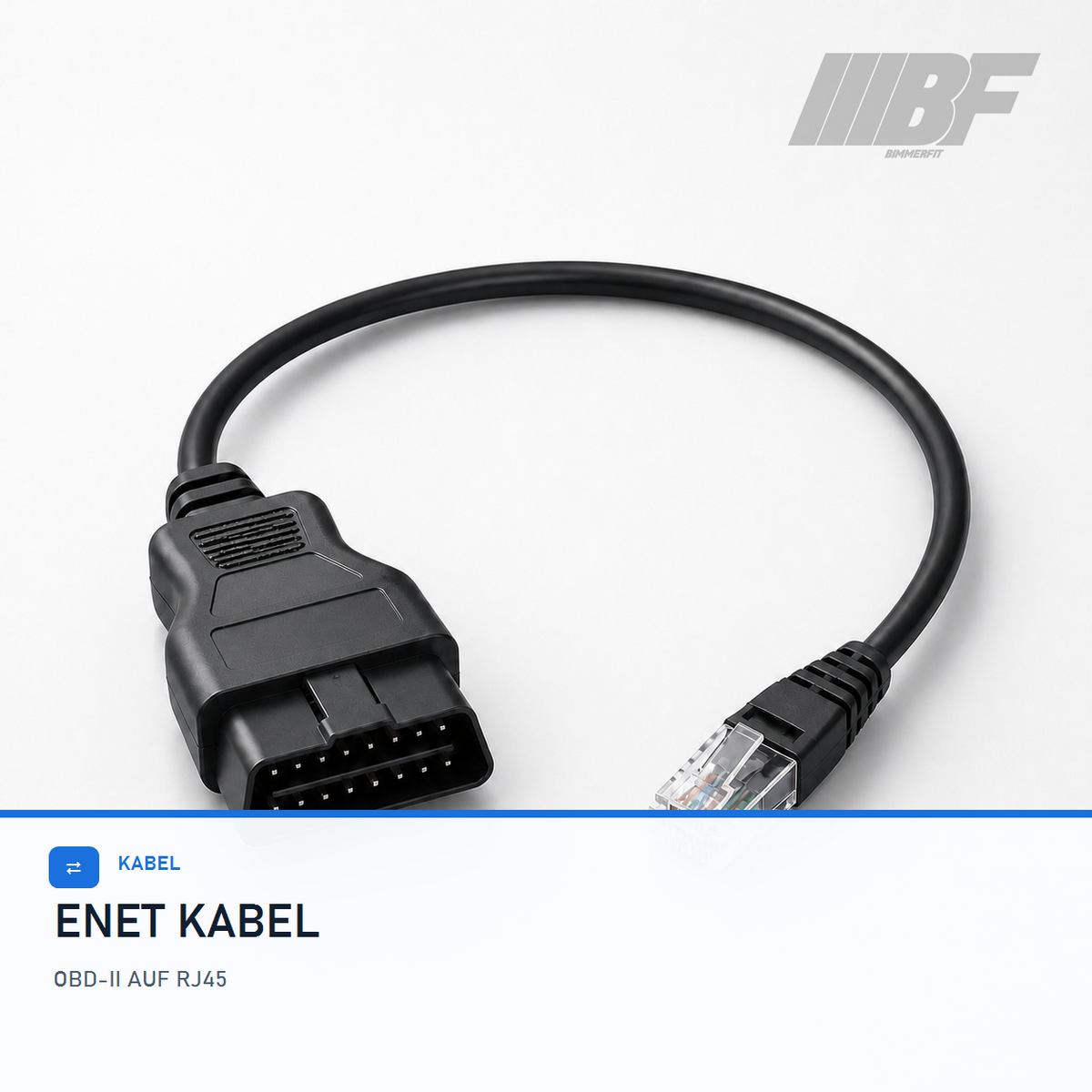 ENET-Diagnosekabel mit OBD-II- und RJ45-Stecker