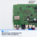 Aufbereitetes Foto einer originalen EntryNav2-Platine – WLAN-Nachrüstung mit Apple CarPlay