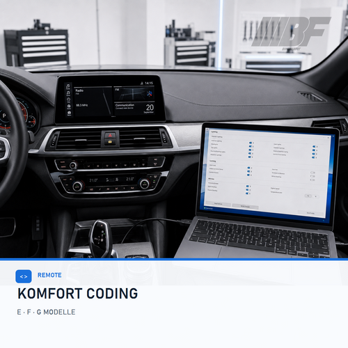 Individuelles Komfort Coding Paket per Fernzugriff