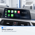 Illustrative Darstellung von Apple CarPlay auf einem MGU-iDrive-7-Display – Bimmerfit Remote-Service