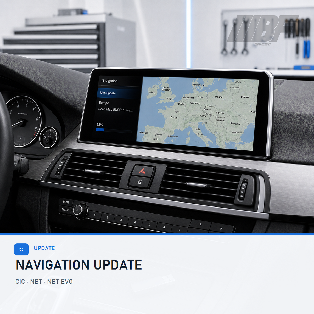 Navigationskarten Update für CIC NBT und NBT EVO