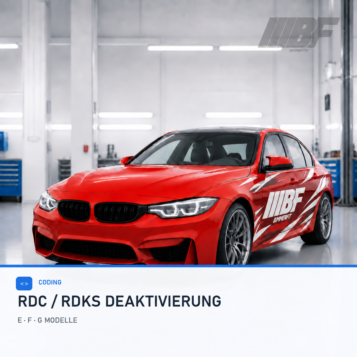 RDC / tyre pressure monitoring deactivation – Bimmerfit side graphics