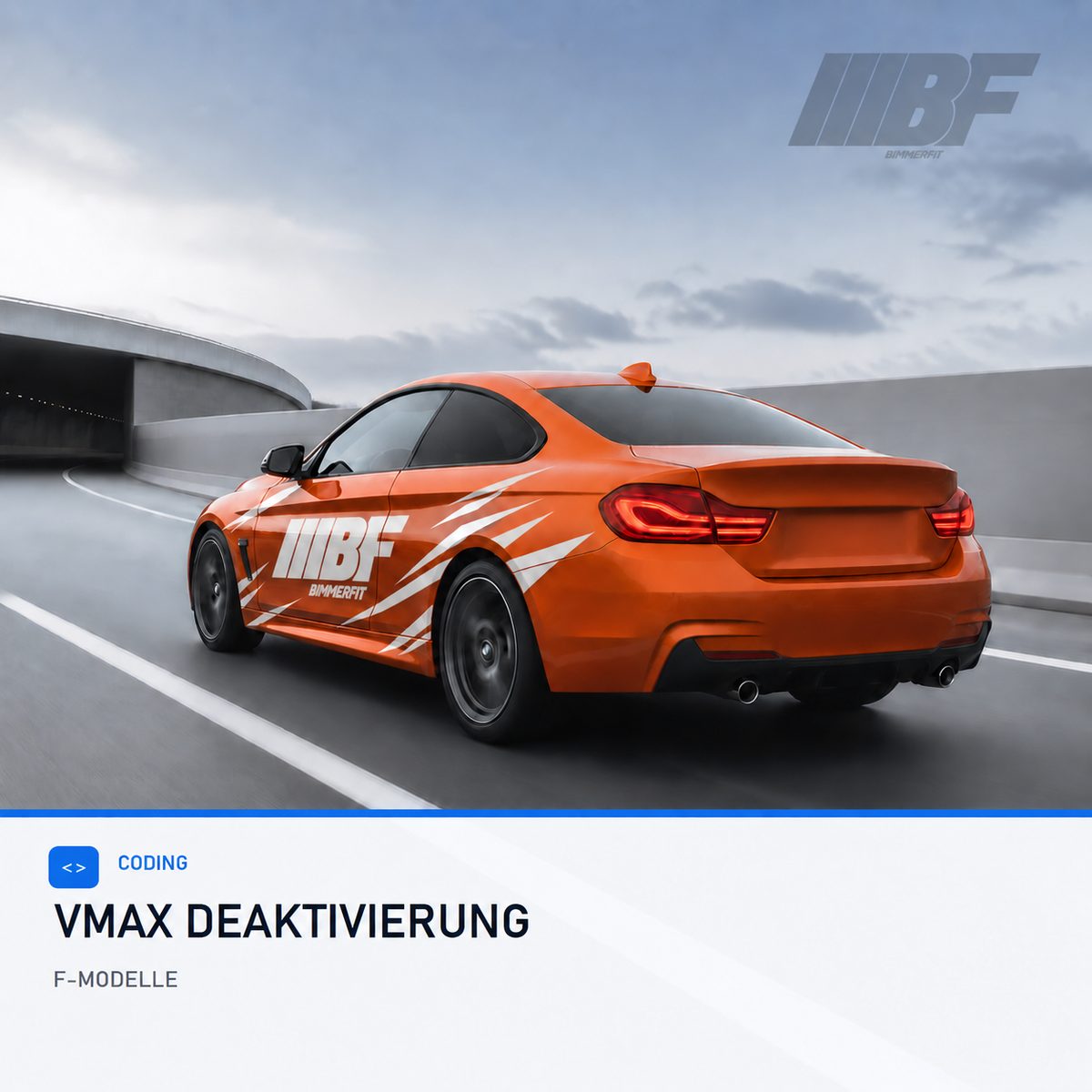 Vmax limiter deactivation – Bimmerfit F-Series model with side graphics
